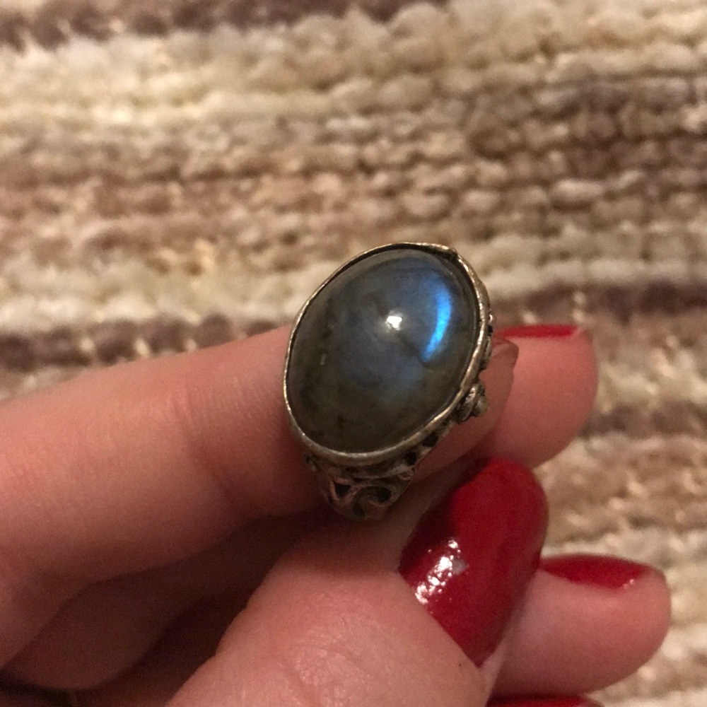 3 for 25 Vintage labradorite ring